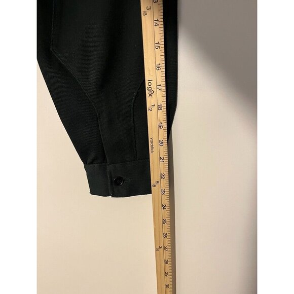 VTG LEE Cheetopa Chevrolet 60s 70s Green Service Jacket Sz 44 - Picture 8 of 9